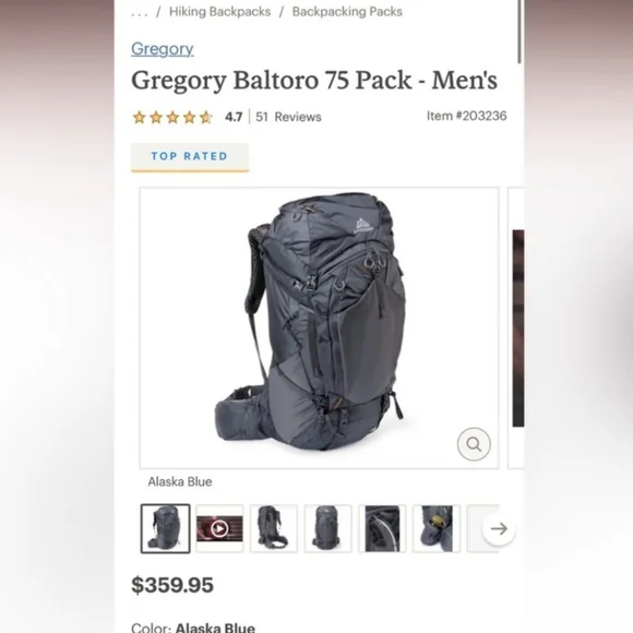 Gregory Baltoro 75L Medium